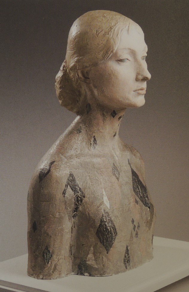 Jan Koblasa, Marie, 1953, pálená hlína, soukromá sbírka, foto převzato z monografie Jana Koblasy z roku 2002